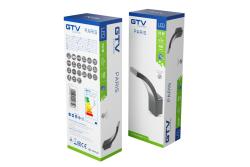LED facade luminaire PARIS, 10 W, 900 lm, 4000K, IP54, gray