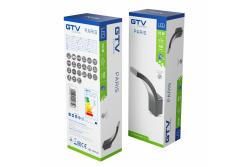 LED facade luminaire PARIS, 10 W, 900 lm, 4000K, IP54, gray