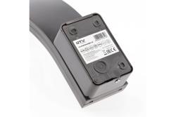 LED facade luminaire PARIS, 10 W, 900 lm, 4000K, IP54, gray
