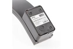 LED facade luminaire PARIS, 10 W, 900 lm, 4000K, IP54, gray