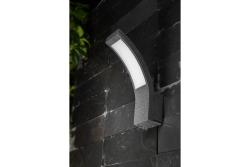 LED facade luminaire PARIS, 10 W, 900 lm, 4000K, IP54, gray