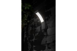 LED facade luminaire PARIS, 10 W, 900 lm, 4000K, IP54, gray