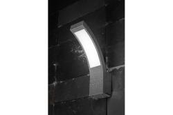 LED facade luminaire PARIS, 10 W, 900 lm, 4000K, IP54, gray