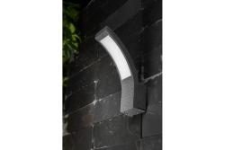 LED facade luminaire PARIS, 10 W, 900 lm, 4000K, IP54, gray