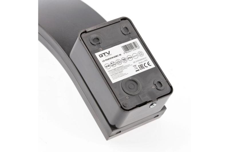 LED-gevelarmatuur PARIS, 10 W, 900 lm, 4000 K, IP54, grijs
