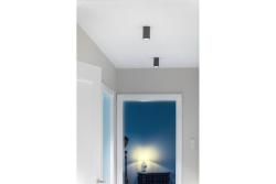 LED ceiling luminaire PRIME, 10 W, 1000 lm, 4000K, IP20, 36°, gray
