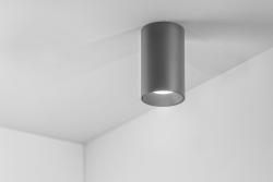 LED ceiling luminaire PRIME, 10 W, 1000 lm, 4000K, IP20, 36°, gray