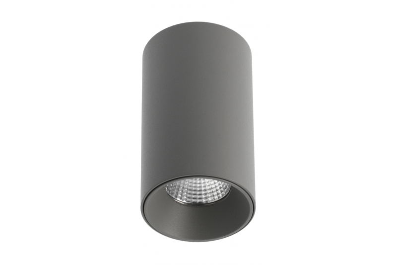 LED-plafondarmatuur PRIME, 10 W, 1000 lm, 4000 K, IP20, 36°, grijs