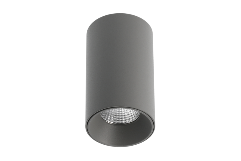 LED-plafondarmatuur PRIME, 10 W, 1000 lm, 4000 K, IP20, 36°, grijs