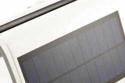 LED facade luminaire on solar battery RAMOS, motion/twilight sensor, 300 lm, 3.7V, 1800 mAh, IP44, 6400K, white