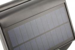 LED facade luminaire on solar battery RAMOS, motion/twilight sensor, 300 lm, 3.7V, 1800 mAh, IP44, 6400K, black
