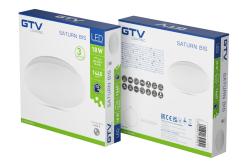 LED svítidlo SATURN BIS, 18 W, 1440 lm, 4000K, AC180-250V, PF>0.5, IP54, Ø315 mm