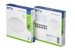 Svítidlo LED SATURN BIS, 24 W, 1920 lm, 4000K, AC180-250V, PF>0.5, IP54, Ø375 mm