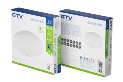 LED svítidlo SATURN BIS, 32 W, 2560 lm, 4000K, AC180-250V, PF>0.9, IP54, Ø375 mm