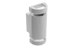 Facade luminaire bidirectional SILVA, 2*GU10, max. 2*50 W, IP54, gray