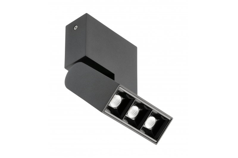 LED armatuur SIERRA, 8 W, 720 lm, 4000K, IP20, zwart