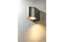 Facade luminaire unidirectional TIAGO, GU10, max. 35 W, IP54, stainless steel