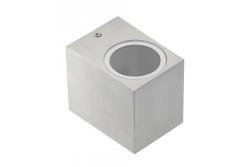 Facade luminaire unidirectional TIAGO, GU10, max. 35 W, IP54, square, stainless steel