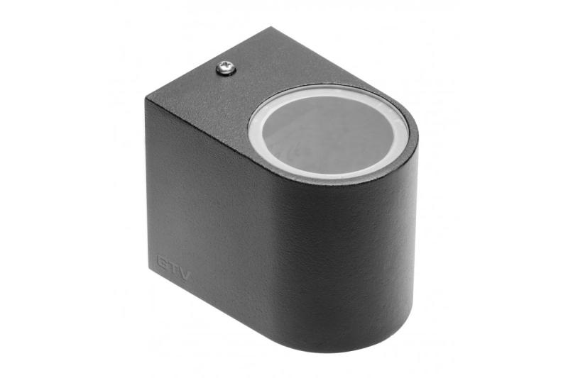 Gevelverlichting unidirectioneel TIAGO, GU10, max. 35 W, IP54, zwart