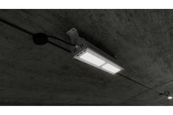 LED luminaire TEKSAS, 100 W, 12000 lm, 4000K, AC100-240V, IP65, 60°x90°, gray