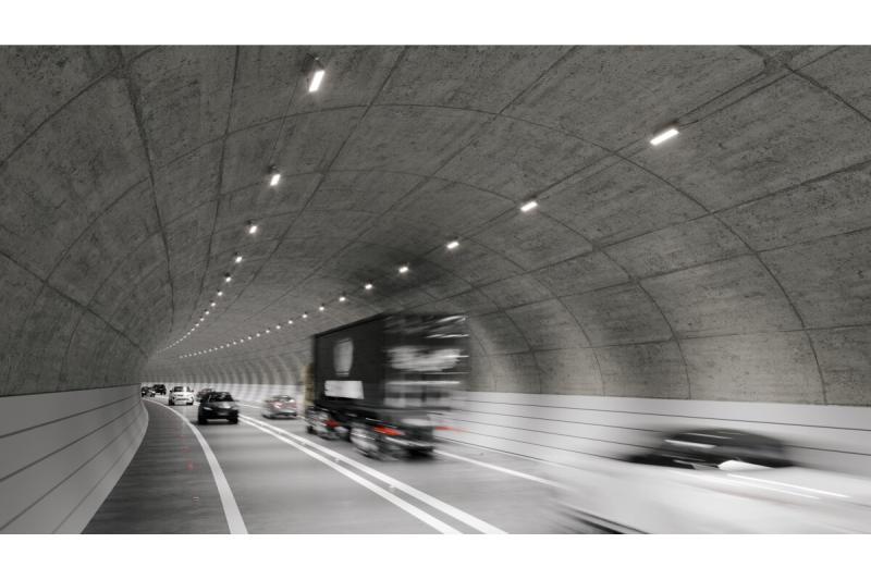 LED-armatuur TEKSAS, 100 W, 12000 lm, 4000K, AC100-240V, IP65, 60°x90°, grijs
