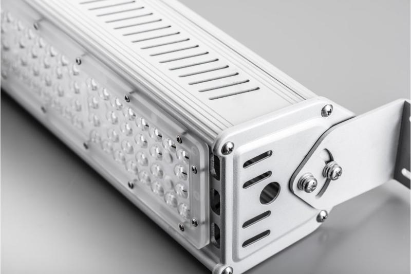 LED-armatuur TEKSAS, 100 W, 12000 lm, 4000K, AC100-240V, IP65, 60°x90°, grijs