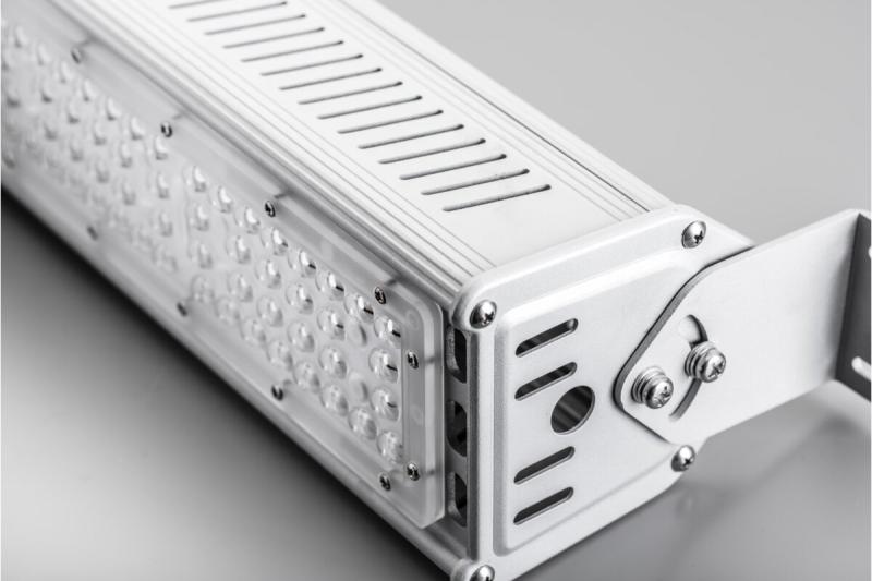 LED-armatuur TEKSAS, 100 W, 12000 lm, 4000K, AC100-240V, IP65, 60°x90°, grijs