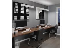 LED linear luminaire VILANA 42 W (30 W+12 W), 3780 lm, 4000K, UGR<19, IP20, 48/120°, 120 cm, white