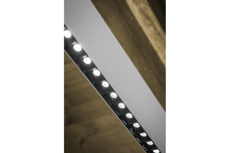 LED lineaire armatuur VILANA 42 W (30 W+12 W), 3780 lm, 4000K, UGR<19, IP20, 48/120°, 120 cm, wit