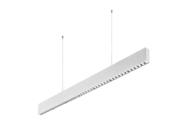 LED lineaire armatuur VILANA 42 W (30 W+12 W), 3780 lm, 4000K, UGR<19, IP20, 48/120°, 120 cm, wit