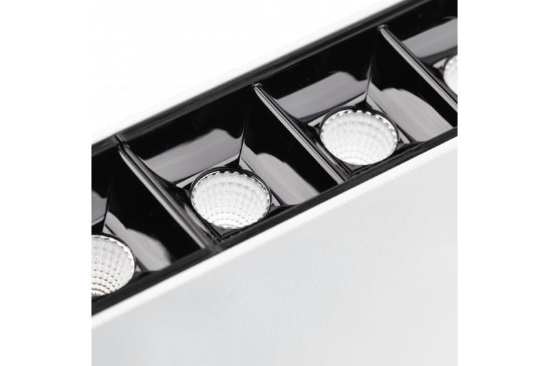 LED lineaire armatuur VILANA 42 W (30 W+12 W), 3780 lm, 4000K, UGR<19, IP20, 48/120°, 120 cm, wit