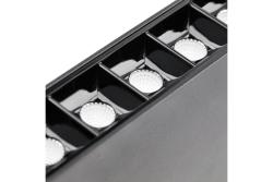 LED linear luminaire VILANA 42 W (30 W+12 W), 3780 lm, 4000K, UGR<19, IP20, 48/120°, 120 cm, black