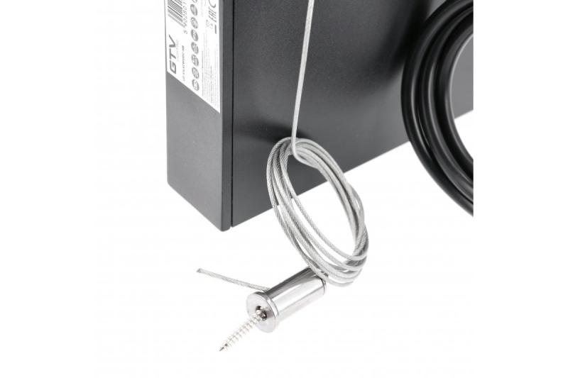 LED lineaire armatuur VILANA 42 W (30 W+12 W), 3780 lm, 4000K, UGR<19, IP20, 48/120°, 120 cm, zwart