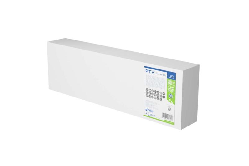 LED lineaire armatuur VILANA 42 W (30 W+12 W), 3780 lm, 4000K, UGR<19, IP20, 48/120°, 120 cm, zwart
