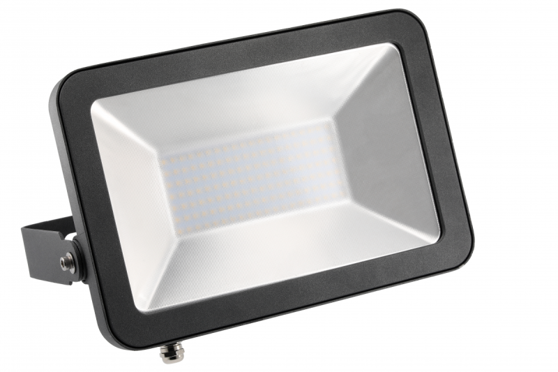 LED-schijnwerper VIPER, 100 W, 10000 lm, 4000K, AC220-240V, IP65, 120°, grijs