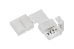 Corner connector for LED strips RGB