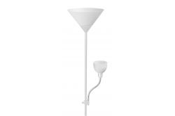 Floor lamp BENFICA 2, 1xE27, 1xE14, white