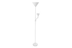 Floor lamp BENFICA 2, 1xE27, 1xE14, white