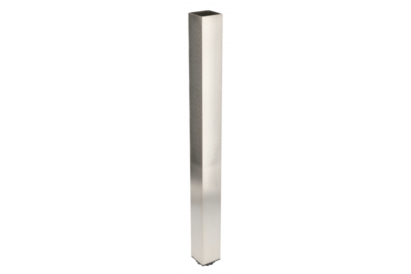 Vierkante aluminium tafelpoot met verstelbare voet 60x60x710