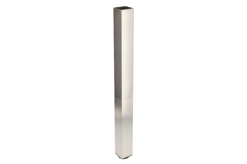 Vierkante aluminium tafelpoot met verstelbare voet 60x60x710