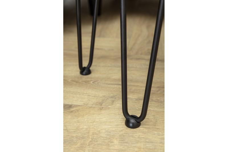 Haarspeld ARTO poot met voet, 3 stangen, 10 x 406 mm, zwart