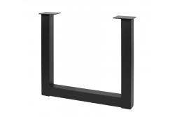 Frame leg GTV INDUSTRIA, rectangle PRO, H=710 mm, W=820 mm, profile 80 x 80, steel, black