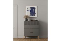RONDA foot, height 180 mm, brushed gold