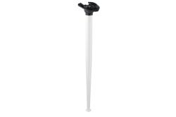 Leg 40 x 710 X-LINE inclined, foldable, adjustable foot, white