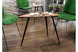 Leg 40 x 710 X-LINE inclined, foldable, adjustable foot, black