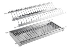 Two tier dish drying rack (inox)