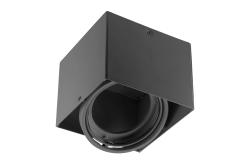 Ceiling luminaire housing PIREO N, surface-mounted, single, IP20, black