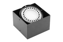 Ceiling luminaire housing PIREO N, surface-mounted, single, IP20, black