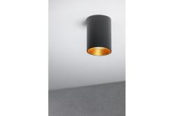 Ceiling luminaire AERO II, IP20, max. 20 W, round, black