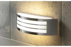 Facade luminaire ASTRIT, E27, max. 14 W, IP54, stainless steel